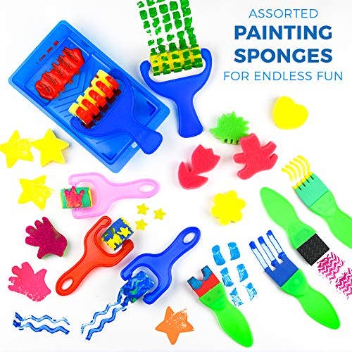 91-Piece Kids Art Painting Kit for Kids and Toddlers